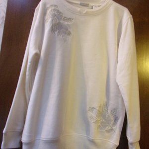 Hasting & Smith Embellished Sweatshirt Size Small